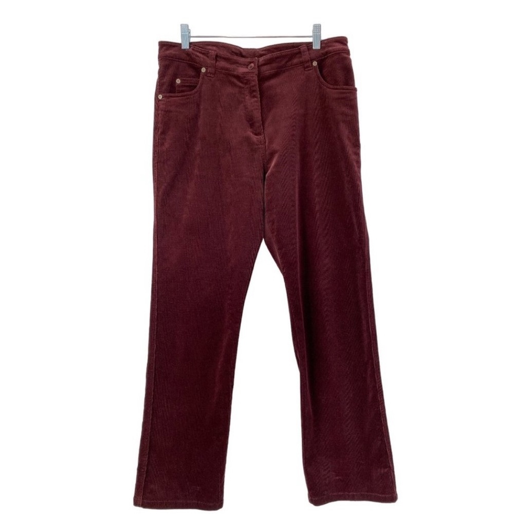 Woolrich Cabernet Corduroy Straight Leg Pants Jeans Size 10